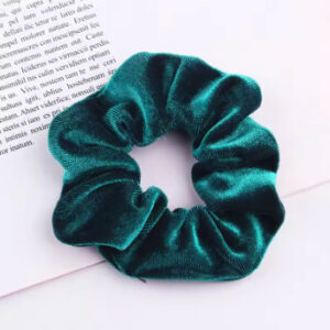dark green hair tie