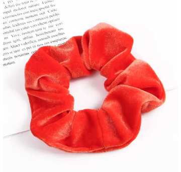 orange red hair tie orange red hair tie