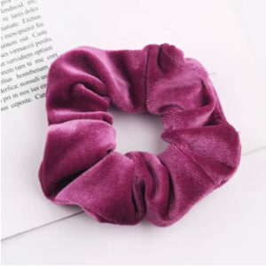 purple red hair tie