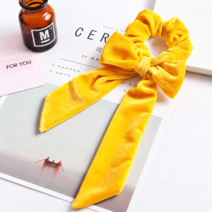 hair tie yellow